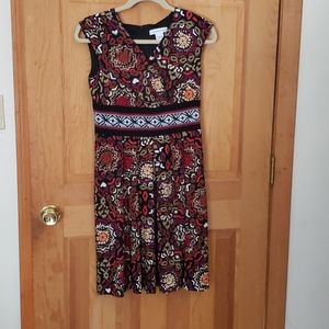 Liz Claiborne Sleeveless Dress Size 4 Poly/Spandex